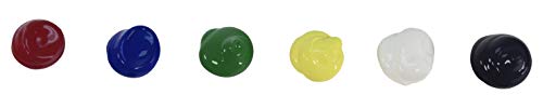 Sax True Flow Heavy Bodied Acrylic Paint - 1/2 Gallon - Set of 6 - Assorted Colors Sax
