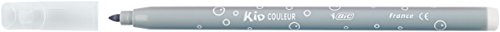 Bic Kids Kid Couleur Felt Tip Colouring Pens - Assorted Colours, Cardboard Wallet of 12 BIC