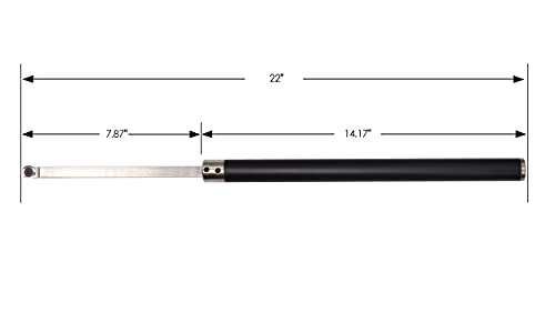 Carbide Tipped Lathe Chisel Wood Turning Tool Set Finisher Tools Bar with Ci0 16mm Round Carbide Insert Cutter for Wood Hobbyist or DIY or Carpenter Asieg Tool