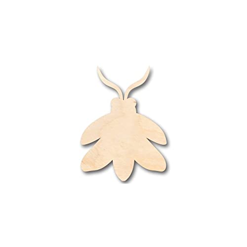 Unfinished Wood Firefly Shape -Insect - Animal - Wildlife - Craft - up to 24" DIY 8" / 1/4" 24 Hour Crafts