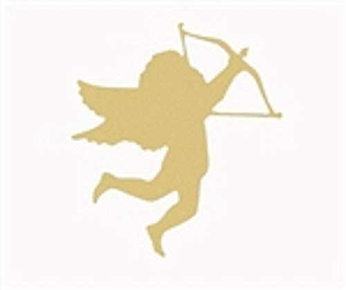 Cupid Cutout Unfinished Wood Valentine's Day Holiday Special Occasion Door Hanger MDF Shape Canvas Style 1 Diverse Woodworking