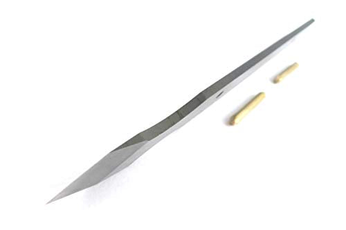 Mikov V2003015 Unhandled Dual Bevel Marking Knife Kit with Knife Finger Indents 0.100 Inch Thick Blade 1/2 Inch Wide 5-7/8 Inch Long Stainless Steel Mikov
