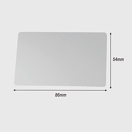 Laser Engraving Blank Cards, Silver Thick Printing Blank Laser Engraving Aluminum Sublimation Metal Business Name Cards For House Office Customer Diy Wokyo