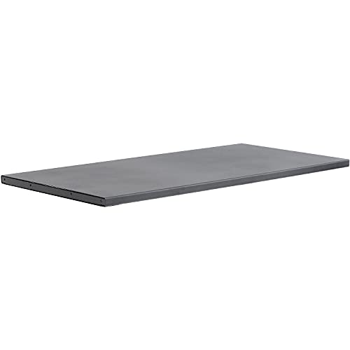 Global Industrial Steel Square Edge Workbench Top, 12 Gauge Steel, 60" W x 30" D x 1-3/4" Thick, Black Global Industrial