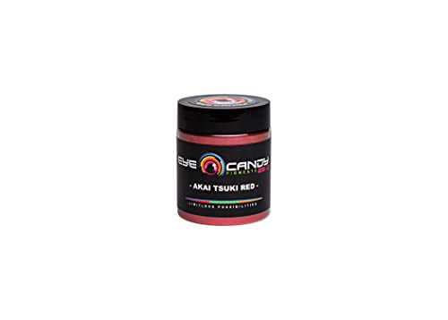 Eye Candy Premium Mica Powder Pigment True Red “Akai Tsuki Red” (25g) Multipurpose DIY Arts and Crafts Additive | Natural Bath Bombs, Resin, Paint, Eye Candy