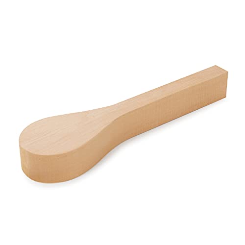 Flexcut Basswood Spoon Blank for Carving – 10” Long – 1-1/2” Thick FLEXCUT