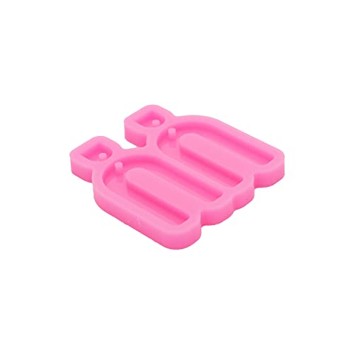 Angel Wings Shiny Horseshoe Shape Earrings Resin Silicone Mold, for Small Size Earrings Ear Studs Agate Pearl Pendant Crafting Making Epoxy Resin Angel Wings