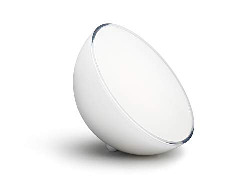 Philips Hue Go White and Color Portable Dimmable LED Smart Light Table Lamp (Requires Hue Hub, Works with Alexa, HomeKit and Google Assistant), White PHILIPS