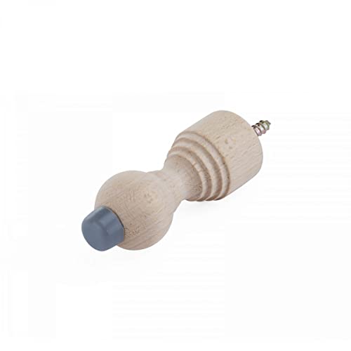 Renovators Supply Manufacturing Door Stoppers 3 3/16 in. Wall Mount Victorian Unfinished Maple Wood Door Bumper Stops Renovators Supply Manufacturing