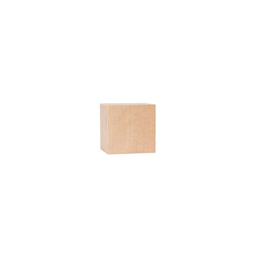 Unfinished Wooden Blocks 5/8 inch, Pack of 100 Small Wood Cubes for Crafts and DIY Home Décor, by Woodpeckers Woodpeckers