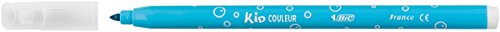 Bic Kids Kid Couleur Felt Tip Colouring Pens - Assorted Colours, Cardboard Wallet of 12 BIC