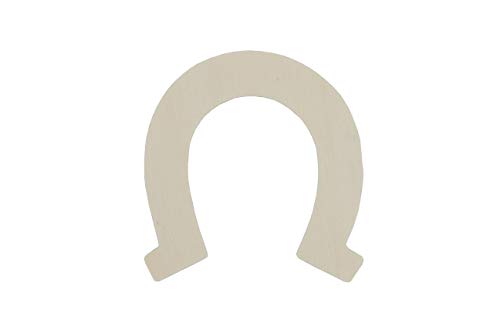 Creative Hobbies 3.5 Inch Unfinished Wooden Horseshoe Shapes - Ready to Paint or Decorate for Crafts, Projects & Events | Pack of 24 Creative Hobbies