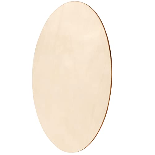 JEUIHAU 40 Packs 10 Inches Wood Rounds, Unfinished Blank Wood Circles, Natural Round Wooden Discs for DIY Crafts, Door Hangers, Home Decors JEUIHAU