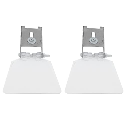 Longzhuo Eye Shields for Bench Grinder, 2Pcs Bench Grinder Guards, Bench Grinder Safety Shields, 304 Stainless Steel Case Tool, Shield Attachment Longzhuo