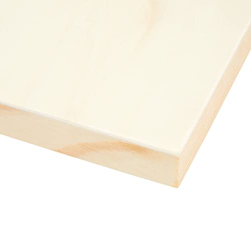 Unfinished 8x8 Wood Canvas for Arts and Crafts, Framed Flat Cradle Panel Boards for Painting Supplies (6 Pack) Juvale