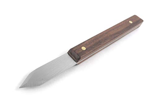 Mikov V2004069 Super Thin Blade Dual Bevel Marking Knife 0.030 Inch Thick Blade 1/2 inch Wide 1-7/8 Long with Rosewood Handle Stainless Steel Mikov