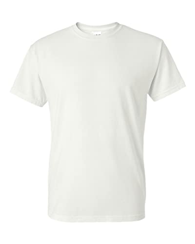 Gildan Adult DryBlend Sports T-Shirt, White, X-Large. (Pack of 5) Gildan