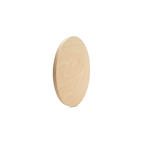 Wood Circle Disc 5 inch Diameter, 1/2 inch Thick, Birch Plywood, Pack of Unfinished Round Wooden Circles for Crafts by Woodpeckers Woodpeckers