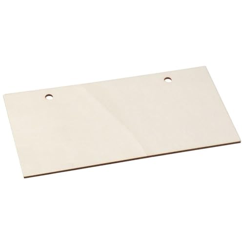 hobbyhub 6Pcs Blank Rectangle Wood Sign with Rope,Unfinished Hanging Wood Sign,Hanging Wooden Slices Banners for Door,Wall hobbyhub