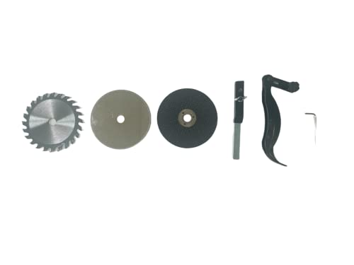 Fullhold 4" Mini Table Saw 60w Hobby Miter Saw For Crafts Model Making To Cut Copper, Aluminum,Stone, Wood, Glass And Plastic(LxWxH :190MM(7.5") x FULLHOLD