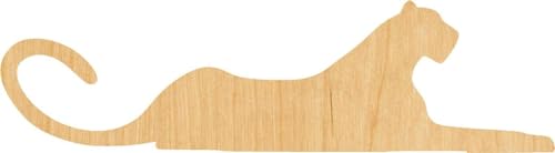 3 Pcs Big Cat Supply 3" Wooden Shape Ornaments Unique Unpainted Smooth Surface Unfinished Laser Cutout Wood Sheets Boards for Crafts 1/8 Inch Thick WoodArtSupply