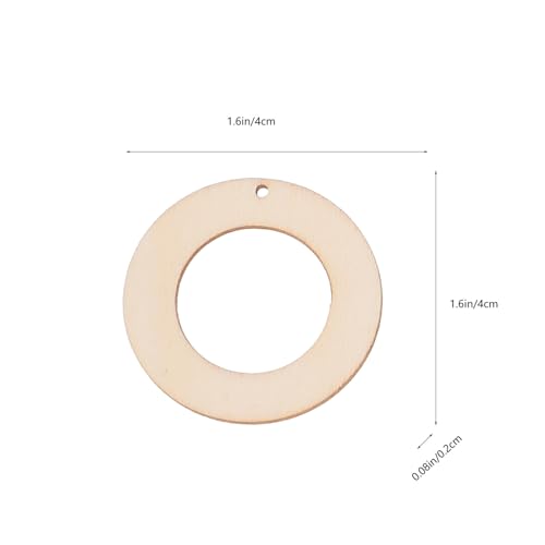 KALLORY 1 Set Wood Earrings Blank Unfinished Wood Earrings Teardrop Ellipse Pendants Sublimation Earring Blanks Wooden Earring Blank for Women Girls KALLORY