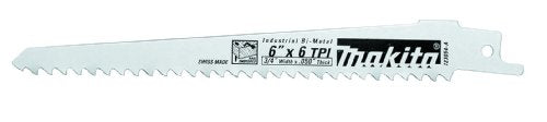 Makita 723058-A-5 6-Inch 6-TPI Wood Cutting Reciprocating Saw Blade Makita