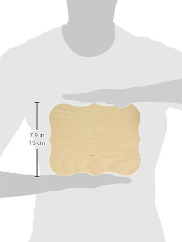 Walnut Hollow 41165 Baltic Birch Simple Shape Chippendale, Beige Walnut Hollow