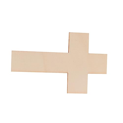 SEWACC 36Pcs Wooden Crosses for Crafts Wooden Cross Charm Small Wooden Crosses Unfinished Wood Cross Rustic Wooden Cross Jesus Wooden Cross Mini SEWACC