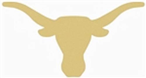 Longhorn Cutout Unfinished Wood Texas Cattle Ranch Steer Cow Horns MDF Shape Canvas Style 1 (12") Diverse Woodworking