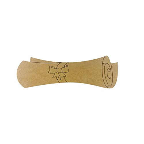 Scroll Shape, Unfinished Wood Craft, Build-A-Cross Build-A-Cross