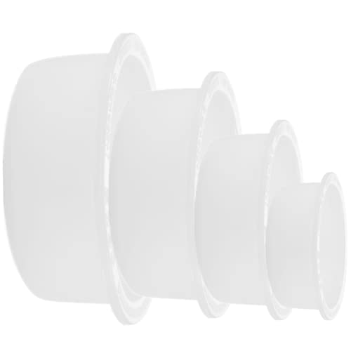 4 Deep Circle Silicone Molds for Resin, Round Silicone Molds for Resin 3" x 2" in, 5" x 2" in, 7" x 2" in, 9" x 2" in Deep Round Molds Deep Epoxy Charmewooden