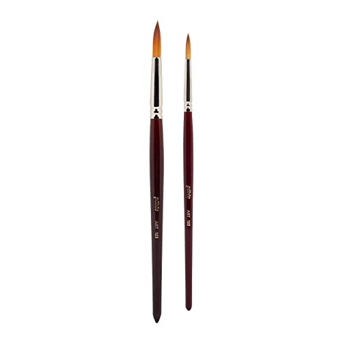 Pebeo Porcelaine 150 China Paint Set Each Package Discovery 15 Various 45 ml Paint Bottle 1.5 fl oz 2 Pieces Pebeo Taklon Synthetic Bristle Brush ZMR