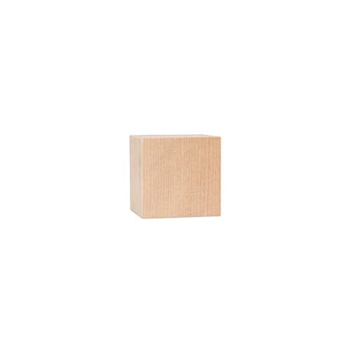 Unfinished Wooden Blocks 3/4 inch, Pack of 100 Small Wood Cubes for Crafts and DIY Home Décor, by Woodpeckers Woodpeckers