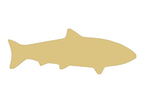 Shark Cutout Unfinished Wood Nautical Decor Ocean Beach House Door Hanger MDF Shaped Canvas Style 2 Diverse Woodworking