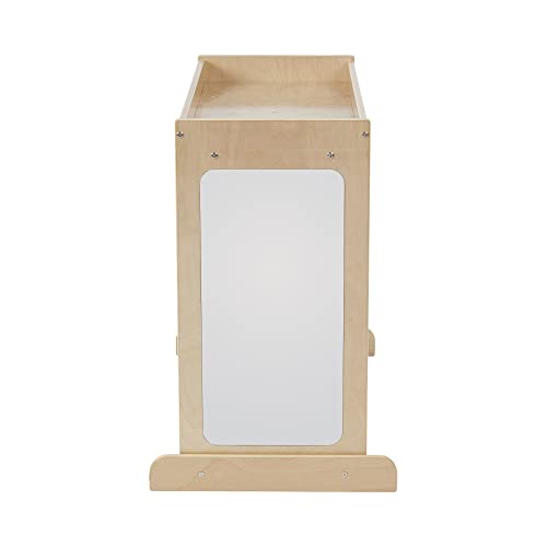 ECR4Kids Streamline Toddler Dress-Up Island, Costume Organizer, Natural, 35.8x20x30 inches ECR4Kids