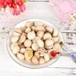 Half Wood Balls Bead Unfinished Natural Split Wood Beads, Natural Split Unfinished Craft Balls, Round Half Wooden Balls Wood Craft Balls(10mm-100pcs) Generic