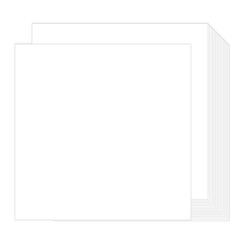 White Cardstock 12x12-100 Sheets Cardstock Paper, Goefun 80lb White Ca –  WoodArtSupply