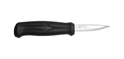 Morakniv Woodcarving Basic Sandvik Stainless Steel Wood Carving Knife With Sheath, 3 Inch Morakniv
