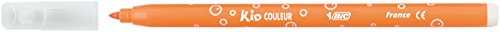 Bic Kids Kid Couleur Felt Tip Colouring Pens - Assorted Colours, Cardboard Wallet of 12 BIC