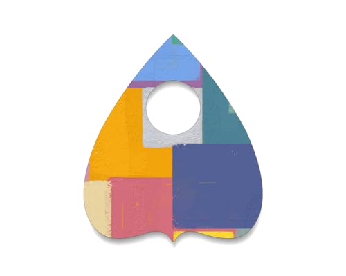 La Planchetta - Unfinished Wood Cutout for Painting, Ouija Board with Planchette, Ouija Planchette - Ideal for DIY Crafts and Art Projects, 1/8 Inch Generic