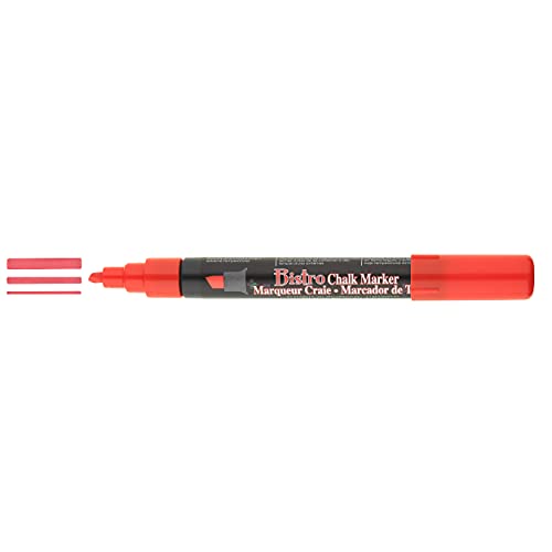 Uchida 483-C-2 Chisel Tip Bistro Chalk Marker, Red UCHIDA