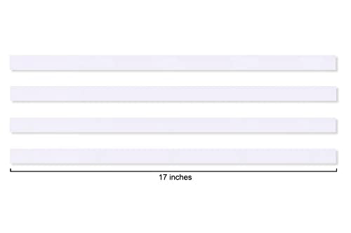 Hatsbi UHMW Crosscut Sled For Table Saw Sled Miter Bars 3/4" X 3/8" X 17" For Jigs Fixtures or Miter Slots (size 3/4"x3/8") 4 x UHMW Bars Hatsbi