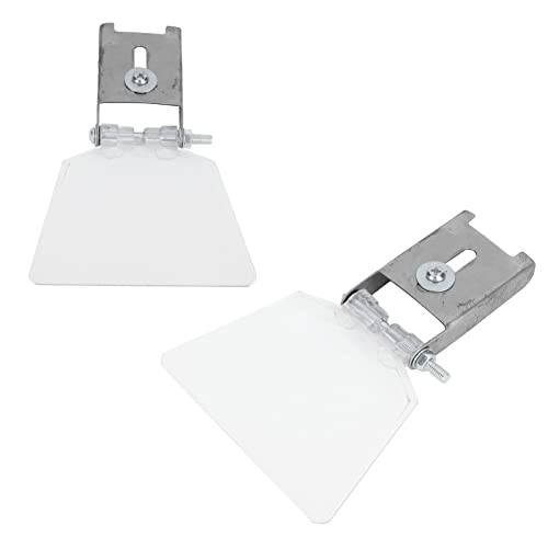 Longzhuo Eye Shields for Bench Grinder, 2Pcs Bench Grinder Guards, Bench Grinder Safety Shields, 304 Stainless Steel Case Tool, Shield Attachment Longzhuo