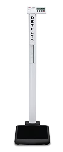 Detecto, Solo Digital Clinical Scale, Mechanical Height Rod, 550 lb x 0.2 lb / 250 kg x 0.1 kg Detecto