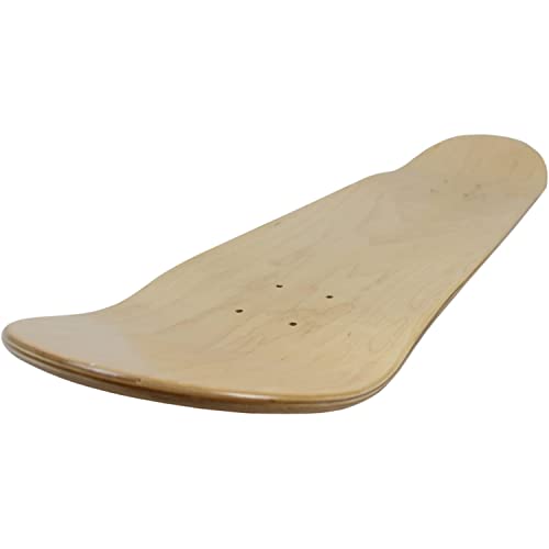 Moose Blank Skateboard Deck - Premium 7-Ply Maple Construction, Natural Wood, 8.0" Moose Skateboards