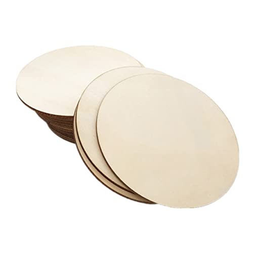 COHEALI 50pcs Xmas DIY Craft Wood Nativity Crafts Christmas Unfinished Wood Cutout DIY Art Craft Painting Slices Wood Burning Kit DIY Painting Crafts COHEALI