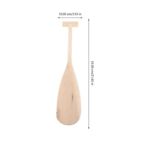 BESPORTBLE 21.5 inch Wooden Paddle, Unfinished Wooden Paddle Unfinished Solid Pine Wood Paddles for Nautical Craft Projects and DIY Home Decoration BESPORTBLE