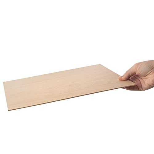 Basswood Sheets 1/16 Wood Sheets- Plywood Boards - 8 Pack of 12"x 8" Plywood Board Wood Sheets | Unfinished Wood Crafts Bass Wood Thin Wood Engraving Hammont