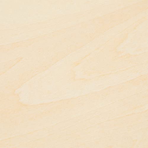 8 Pack Thin 8x8 Wood Squares for DIY Crafts, Unfinished 1/8 Inch Basswood Plywood for Laser Cutting, Wood Burning Bright Creations